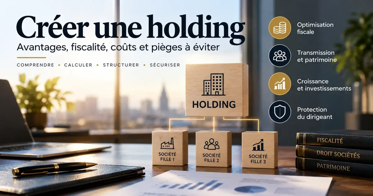 Lire la suite à propos de l’article Créer une holding : avantages, fiscalité, coûts et pièges à éviter