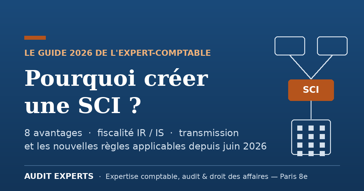 Lire la suite à propos de l’article Pourquoi créer une SCI en 2026 ? Le guide complet de l&rsquo;expert-comptable