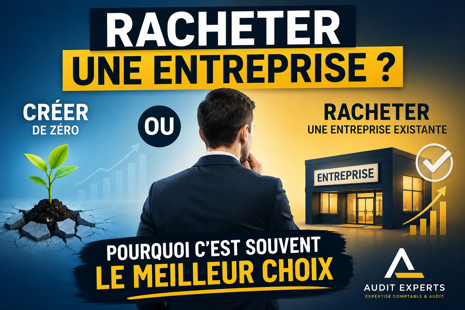 Lire la suite à propos de l’article Rachat d&rsquo;entreprise : le guide complet 2026 pour racheter plutôt que créer