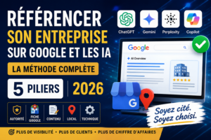 Référencer son entreprise sur Google, ChatGPT, Gemini et Perplexity en 2026 - méthode SEO IA d'Audit Experts