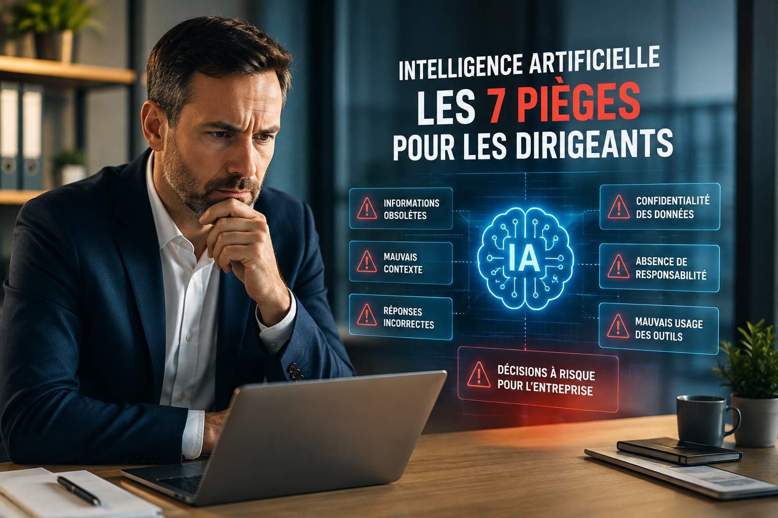 Lire la suite à propos de l’article Intelligence artificielle : les 7 pièges à éviter pour les dirigeants d’entreprise