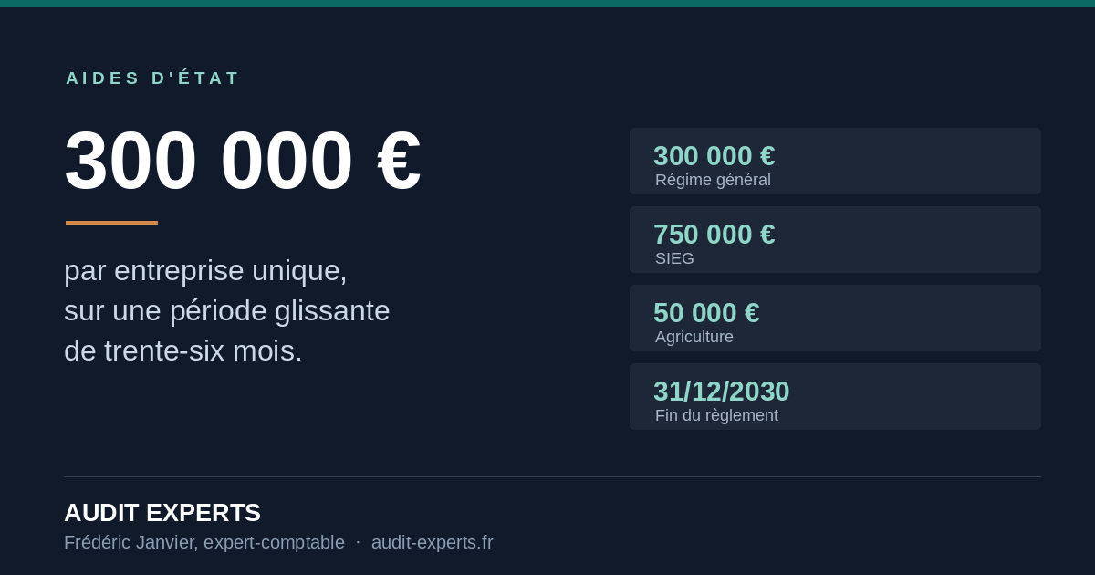 Lire la suite à propos de l’article Aides de minimis : plafond, période et règles de cumul