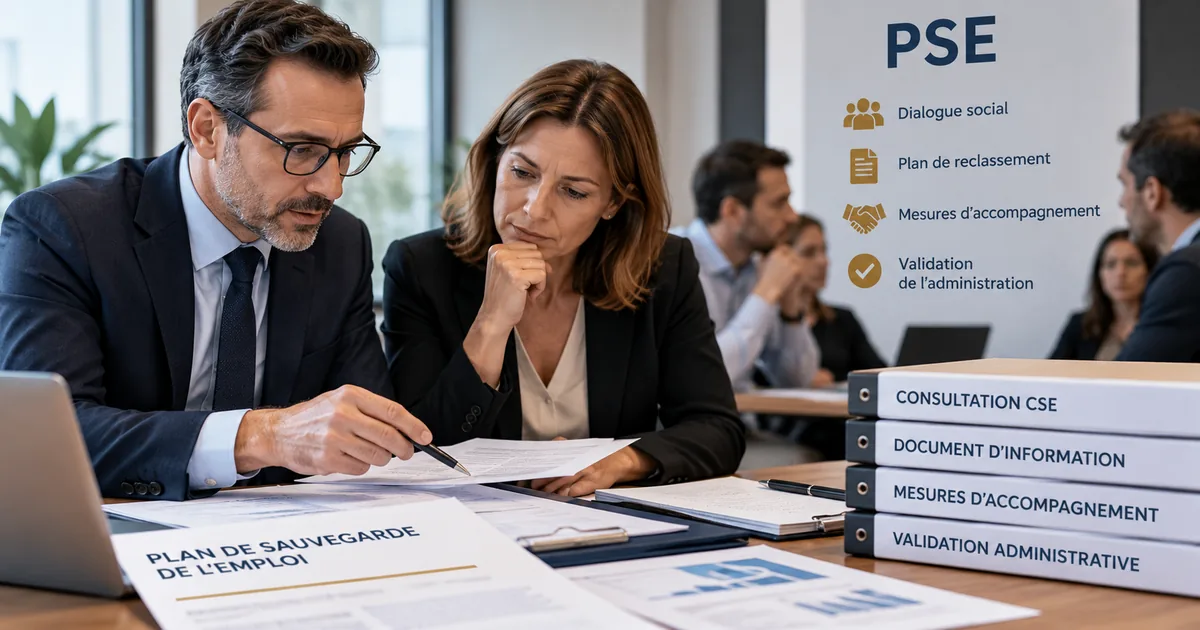 Plan de sauvegarde de l’emploi : une direction prépare la consultation du CSE et le chiffrage du PSE